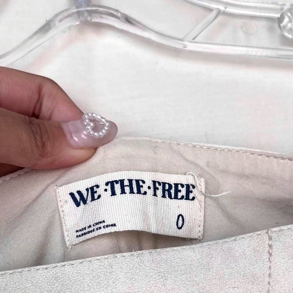 Free People beige asymmetrical skort - Picture 3 of 5